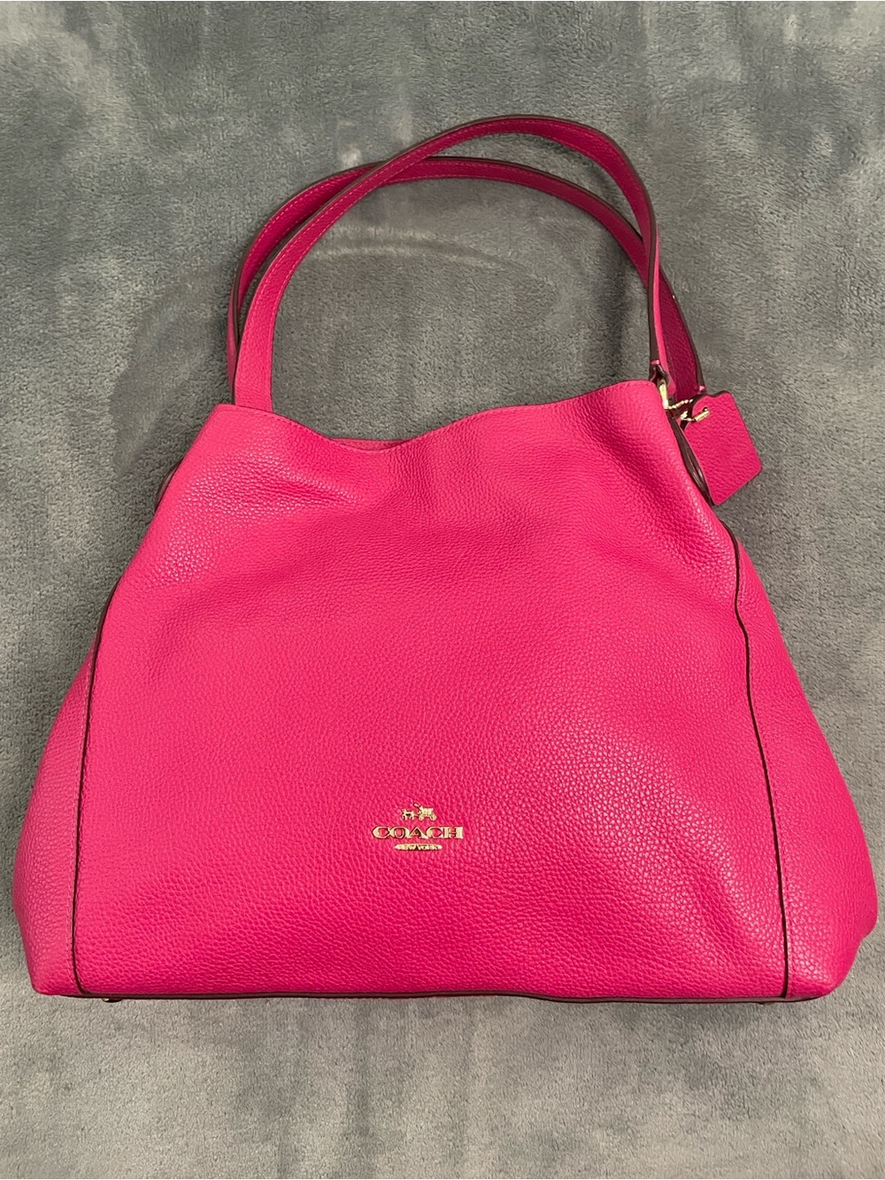 Coach Pebble leather Edie 31 shoulder bag